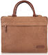 Paolo Peruzzi Tasche für Laptop 14" MacBook Pro 14-Zoll M2 2023/M1 2021 in Braun Farbe E-04-BR