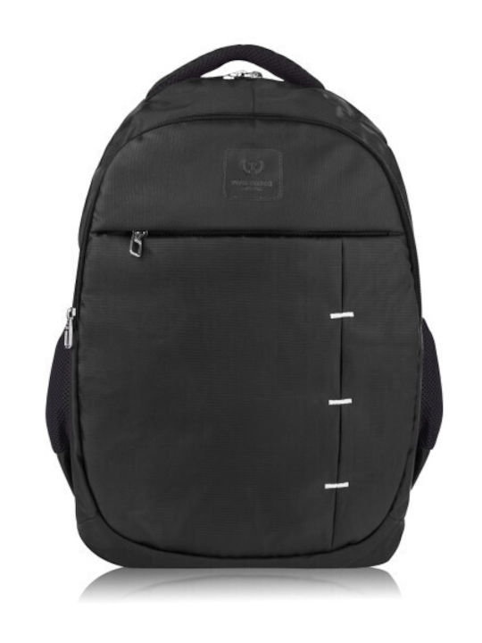 Paolo Peruzzi Wasserdicht Tasche Rucksack für Laptop 14" MacBook Pro 14-Zoll M2 2023/M1 2021 in Schwarz Farbe T-102-BL