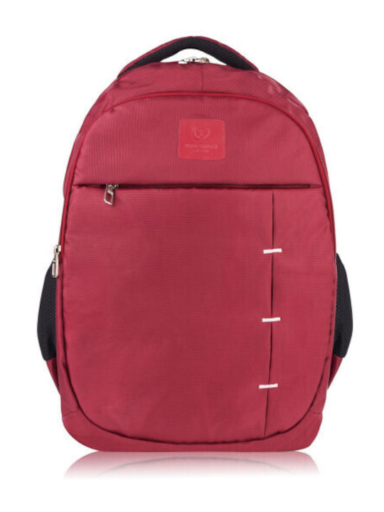 Paolo Peruzzi Tasche Rucksack für Laptop 14" MacBook Pro 14-Zoll M2 2023/M1 2021 in Rot Farbe T-102-RD