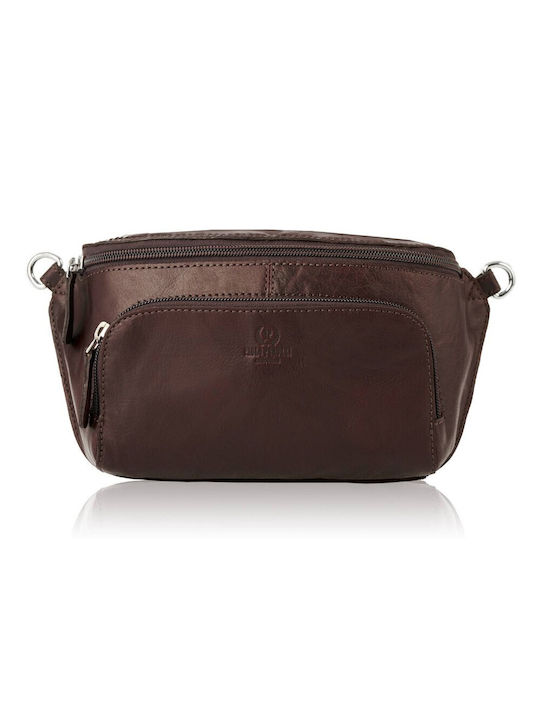 Paolo Peruzzi Leather Belt Bag Brown