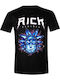 Cotton Division T-shirt Rick und Morty Schwarz Baumwolle