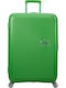 American Tourister Soundbox Spinner Exp Große Hart Reisekoffer Grasgrün mit 4 Rädern Höhe 77cm