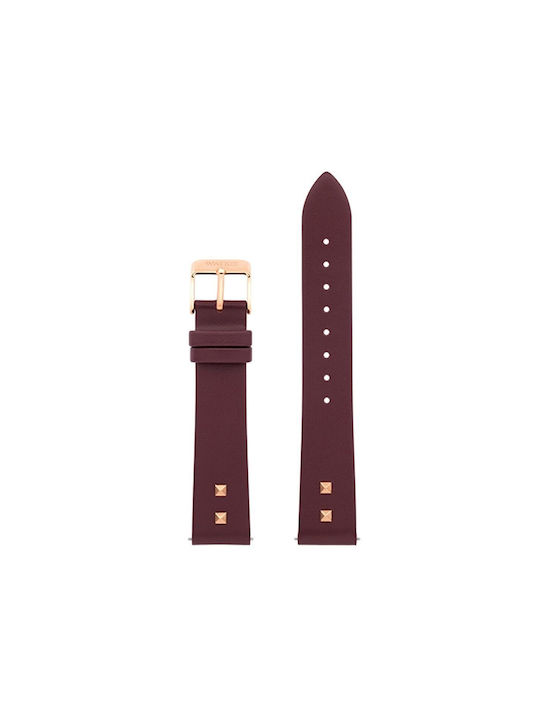 WATX & CO Leather Strap Brown 38mm