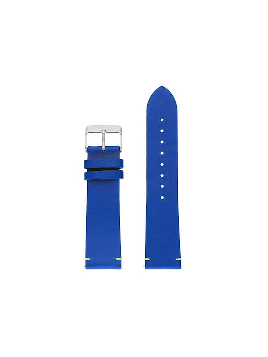 WATX & CO WXCO1719 Leather Strap Blue 44mm