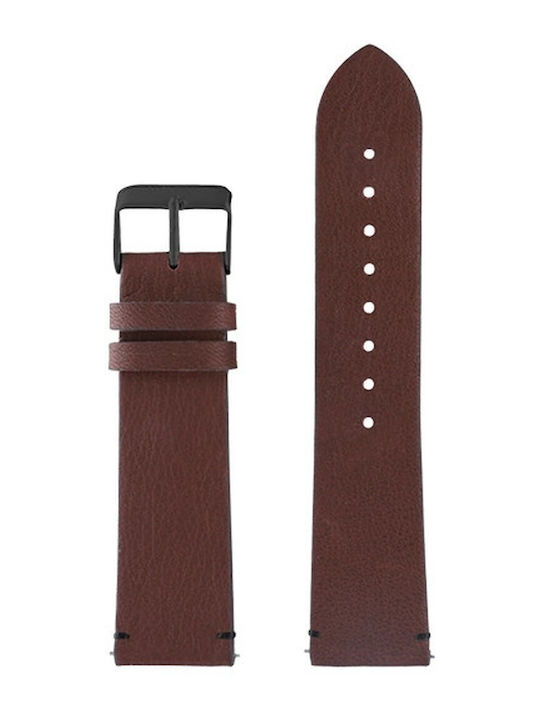 WATX & CO Δερμάτινο Λουράκι Κόκκινο 44mm