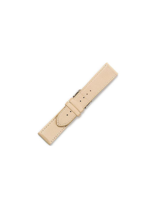 Lederriemen Beige 20mm