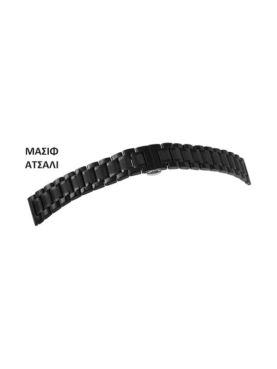 New Era Metallic Bracelet Black 24mm