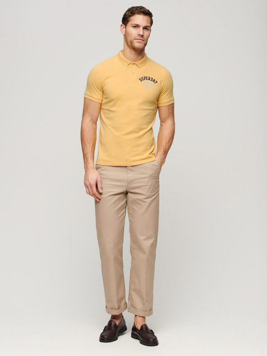 Superdry Superstate Polo Sportliches T-Shirt Gelb