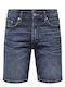 Ανδρική Βερμούδα Τζιν Dark Blue Denim
