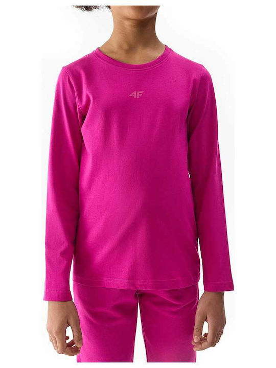 4F Kids Blouse Long Sleeve Fuchsia