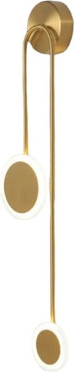 H25 Modern Wall Lamp with Integrated LED and Warm White Light 69x19x25cm