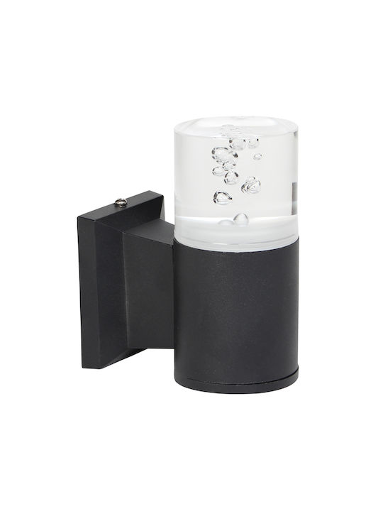 Keskor Lumină de exterior montată pe perete LED 5W cu Alb Natural Lumină 6x11x13εκ.