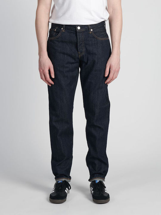 Pantaloni Jeans pentru Bărbați cu Croială Regular Tapered Dark Blue