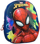 Gim 3d Spiderman Silver Eyes Σχολική Τσάντα Πλάτης Νηπιαγωγείου Πολύχρωμη 15lt