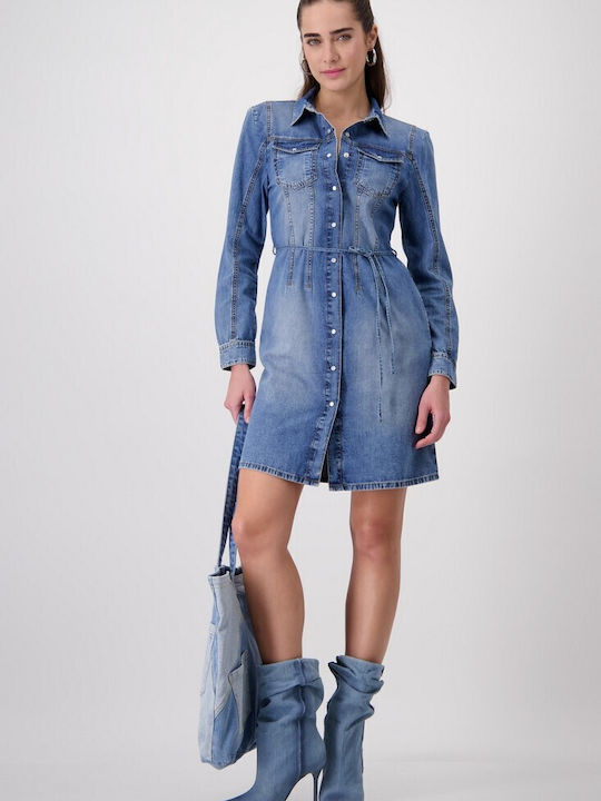 Monari Mini Shirt Dress Dress Blue