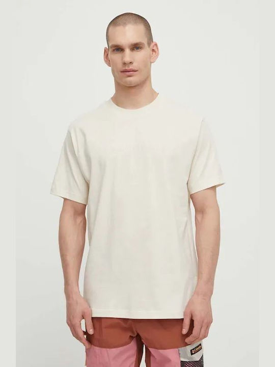 New Balance Ανδρικό T-shirt Κοντομάνικο Μπεζ