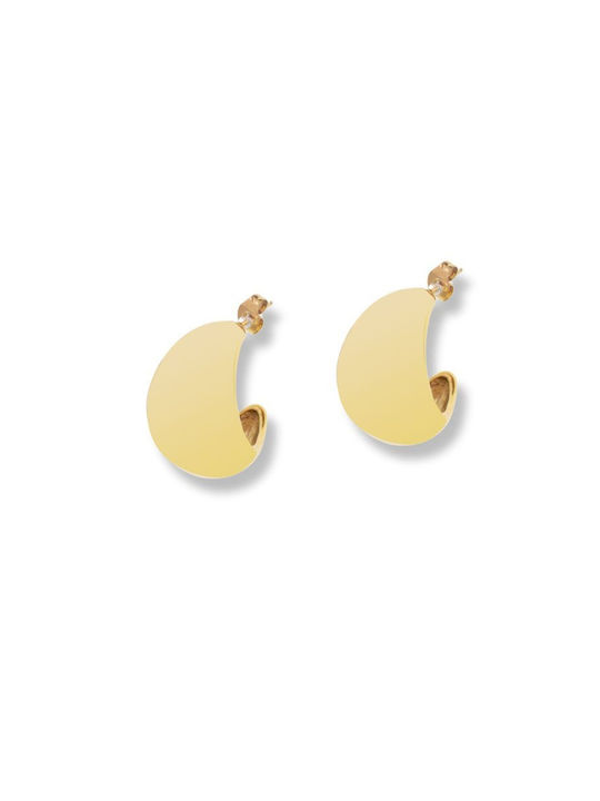 Paraxenies Earrings made of Steel Gold Plated