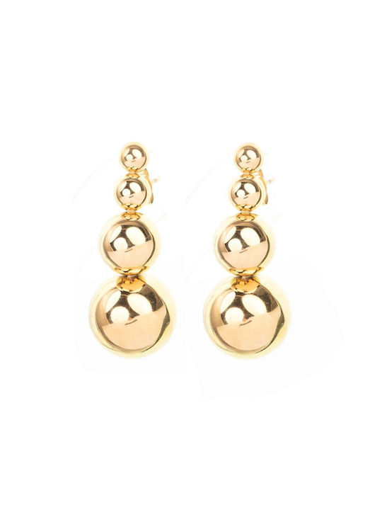 Paraxenies Earrings made of Steel Gold Plated