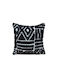 Art et Lumiere Decorative Pillow Case from 100% Cotton White 45x45cm