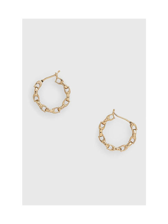 Coach Earrings Gold Plated