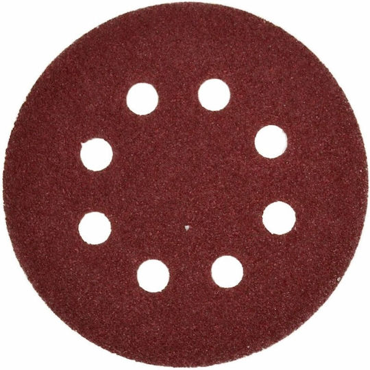 Velcro Orbital Sander Sanding Sheet K60 with Holes 125x125mm Set 5pcs