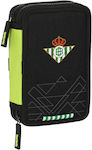 Backpack Backpack Pencils Real Betis Balompié Black Graffiti 12.5 X 19.5 X 4 Cm 28 Pieces