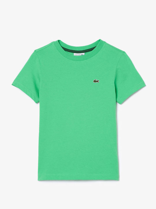 Lacoste Παιδικό T-shirt Πράσινο