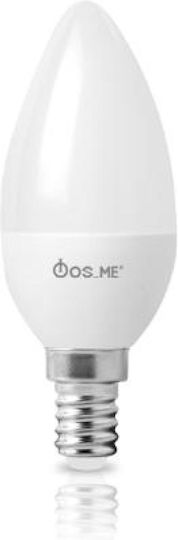 Fos me LED-Lampe 7W für Fassung E14 und Form C37 Kühles Weiß 470lm