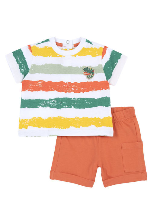 Chicco Kids Set with Shorts Summer 2pcs Iguana