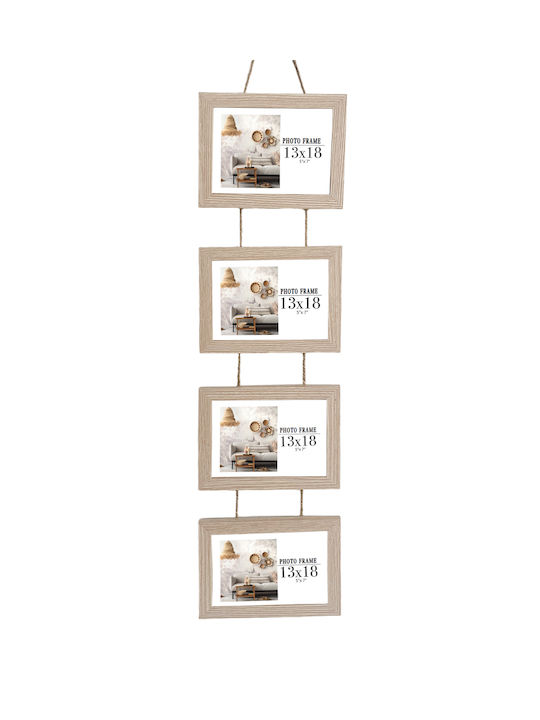 Tpster Wall Frame Wooden 13cmx18cm with Beige Frame