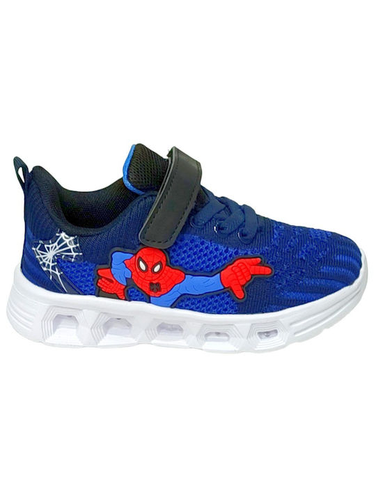 Spiderman Παιδικά Sneakers Μπλε