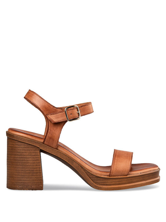 Envie Shoes Platform Women's Sandals Brown