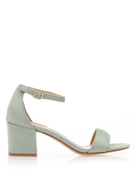 Tsoukalas Suede Sandals Green