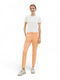 Tom Tailor Γυναικείο Chino Παντελόνι σε Slim Εφαρμογή Πορτοκαλί