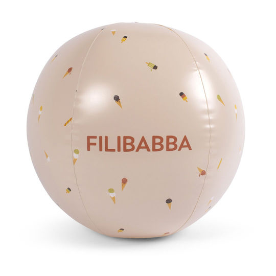 Filibabba Cool Summer Minge de Plajă Gonflabilă în Culoarea Bej 40 cm