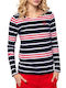 Heavy Tools Women's T-shirt Striped Red