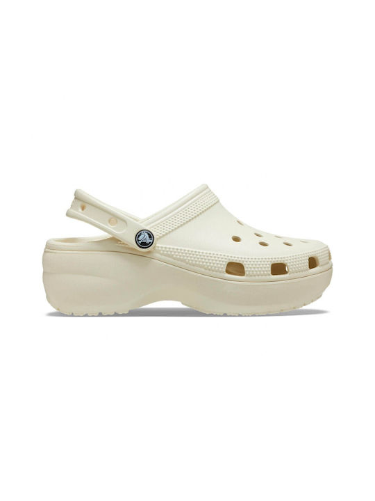 Crocs Classic Platform Clog Anatomisch Clogs Weiß