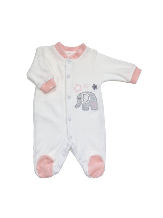 Mother Baby Set Baby Strampler Samt Rose