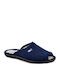 Frottee Herrenhausschuhe Blau