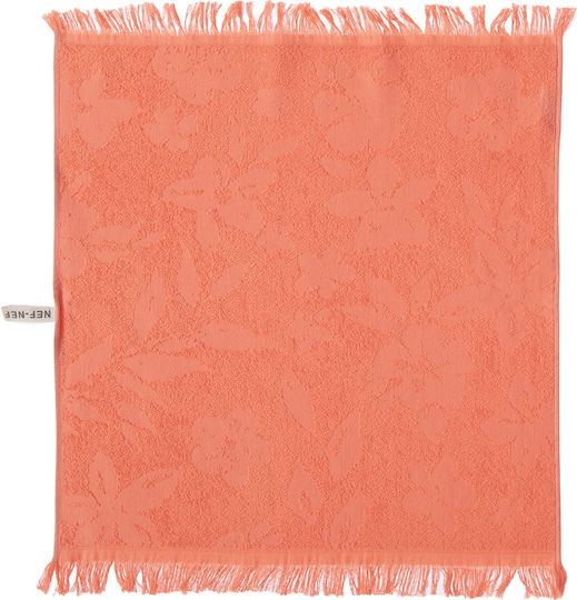 Nef-Nef Homeware Valia Coral Tea Towel from 100% Cotton Coral 50x50cm Nef-Nef Homeware Valia Coral Tea Towel from 100% Cotton Coral 50x50cm