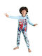 Spiderman Pijama pentru copii De bumbac Blue