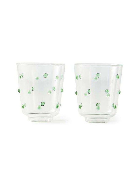 Pols Potten Glass Cocktail/Drinking / Water made of Glass in Green Color 300ml 1pcs