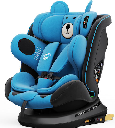 Buf Boof TWT Plus Deluxe Scaun Auto pentru Copii i-Size cu Isofix Blue