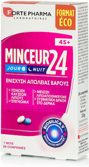 Forte Pharma Minceur 24 45+ Supliment pentru Scădere în Greutate 56 Capsule