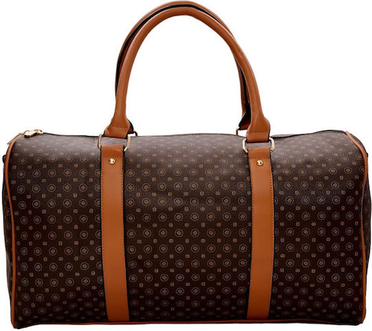 Bag to Bag Sack Voyage Brown Fabric L48xW20xH27cm