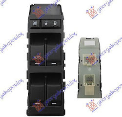 Front Window Switch Front Hatch Keyed Quadruple 13pin Jeep Patriot 07-16 4602780ad Left 1 pc