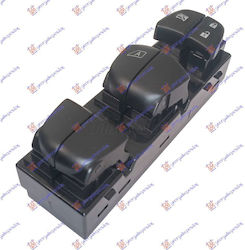 Front Window Switch Quadruple 19pin Nissan X-trail 17-21 25401-1ka0b 25401-1ka0b Left 1 pc