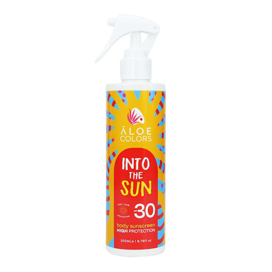Aloe Colors Into The Sun Cremă Antisolară pentru Corp SPF30 200ml