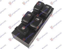 Front Window Switch Quadruple 14pin Kia Carens 03-06 93570-1c110wk Left 1 pc