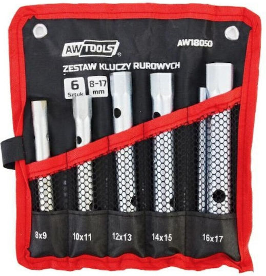 AW Tools Сет Ключове Тръбен 6бр